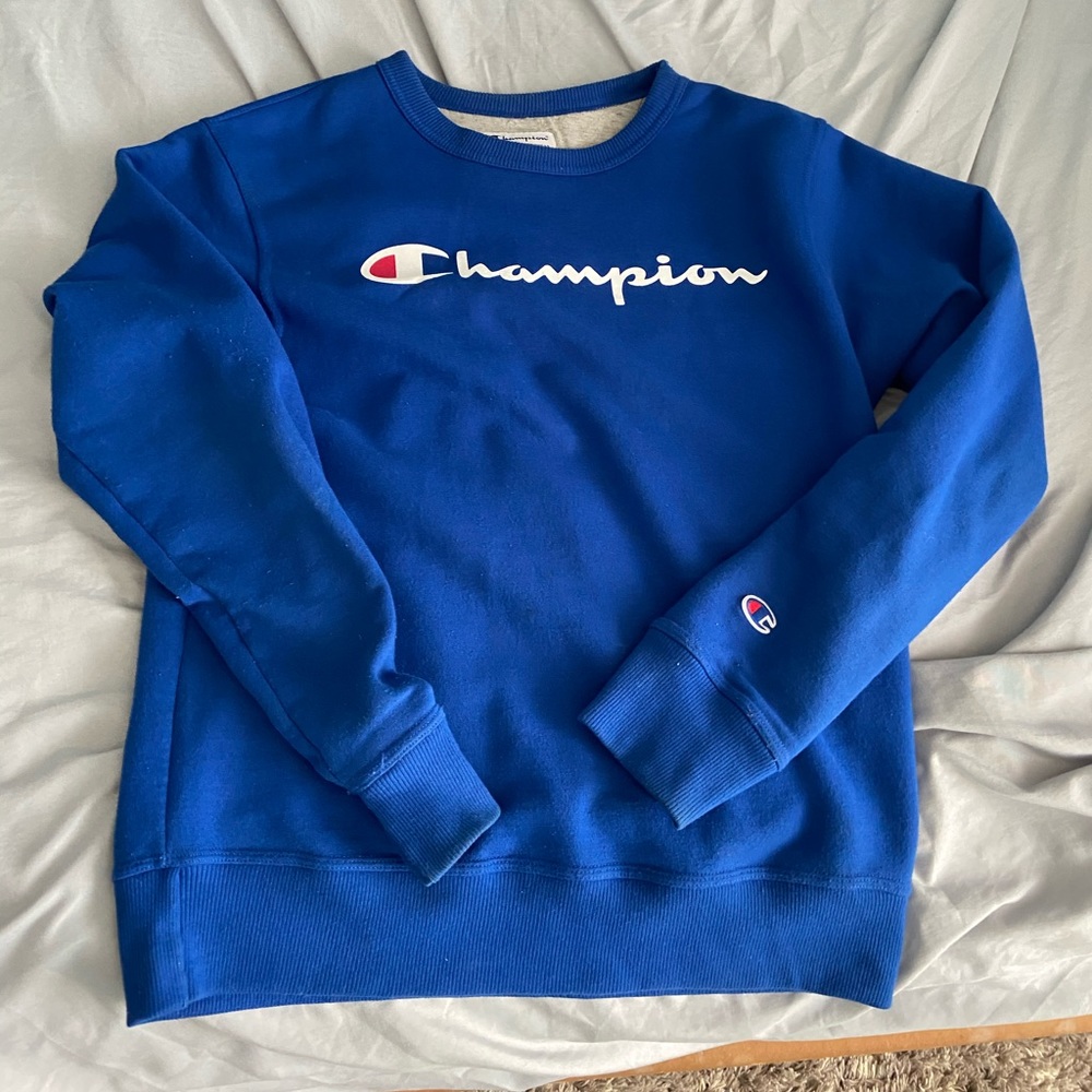 BLUE CHAMPION SWEATSHIRT
